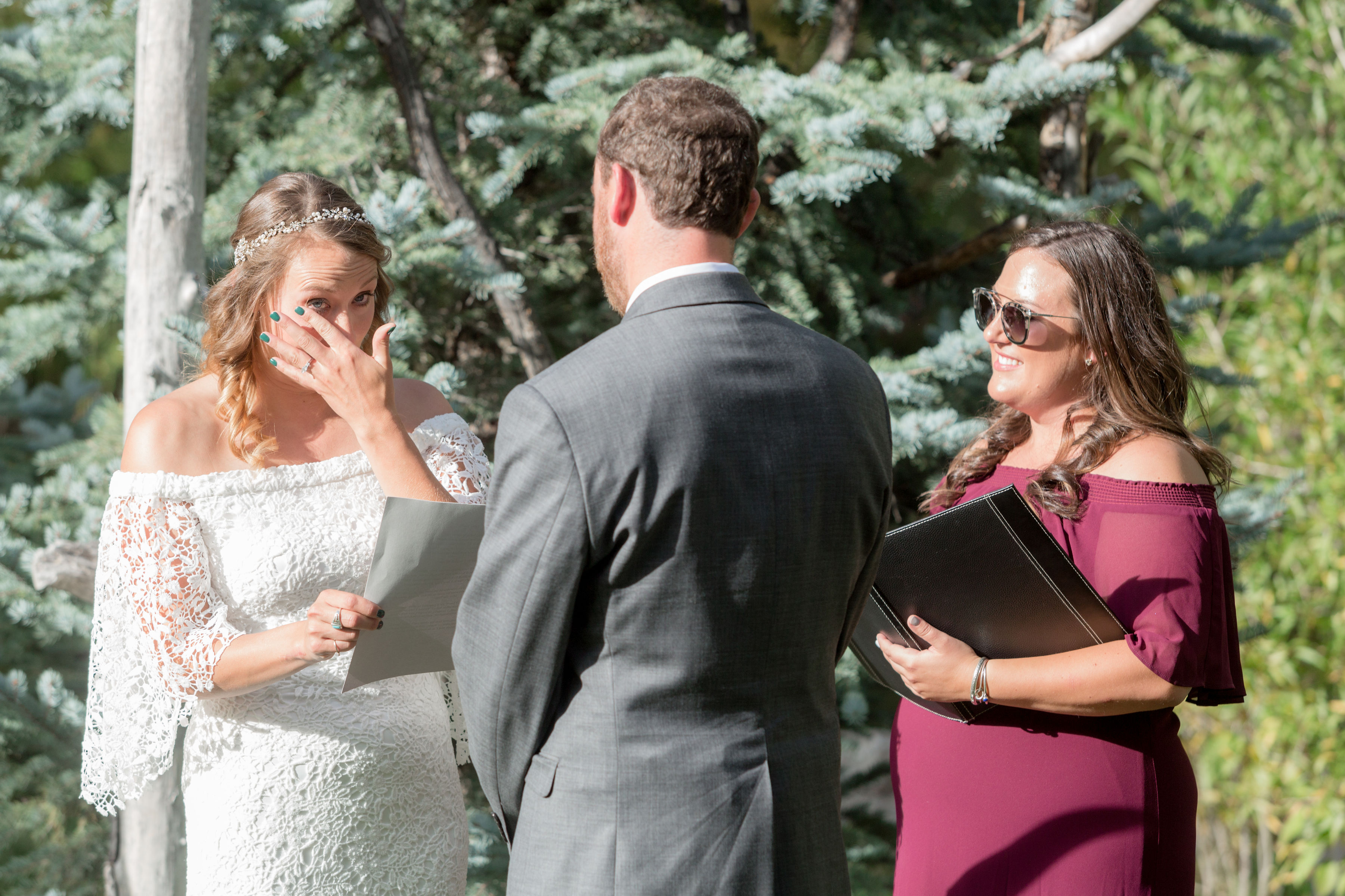 Grand Teton National Park Wedding bride