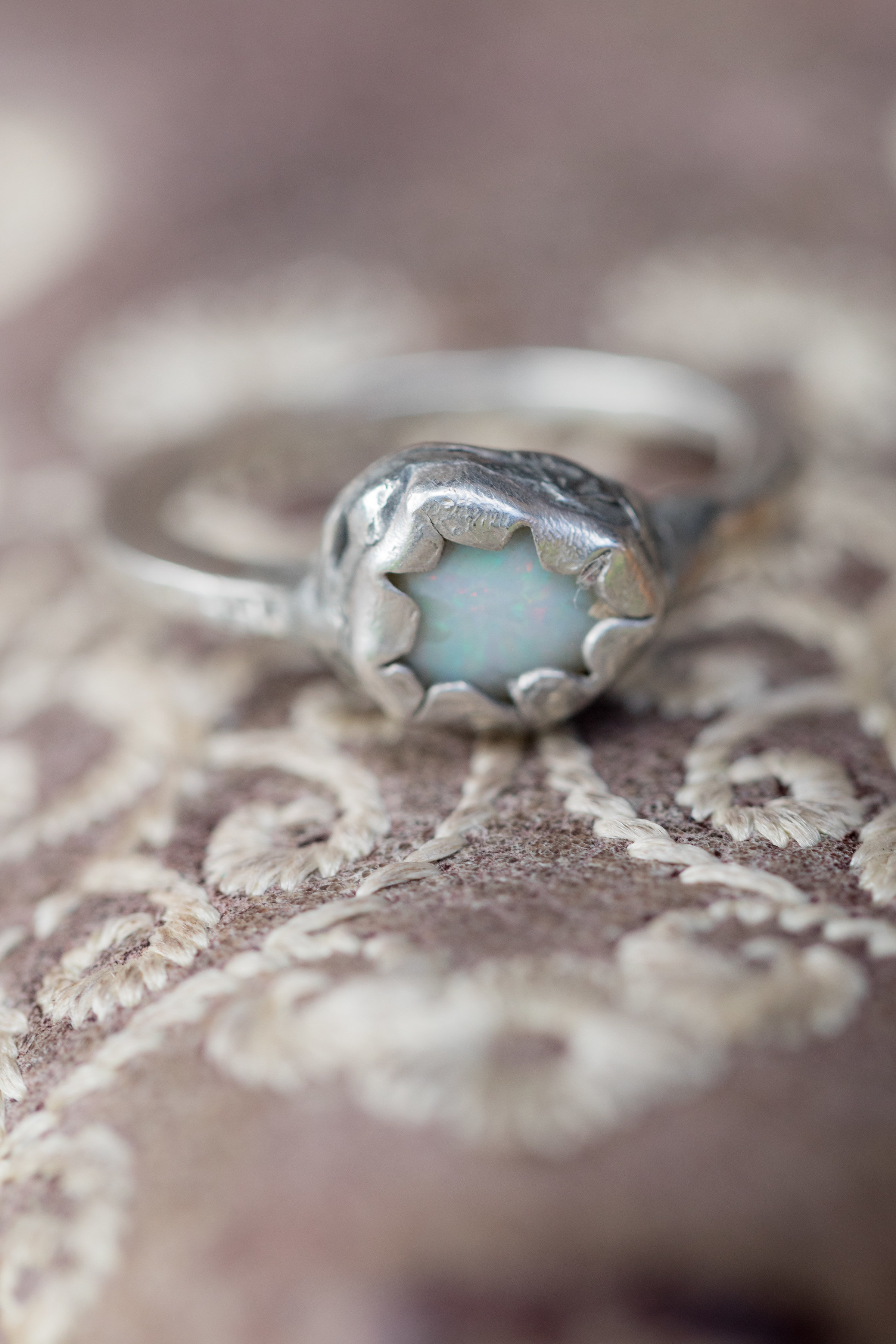 opal ring wedding