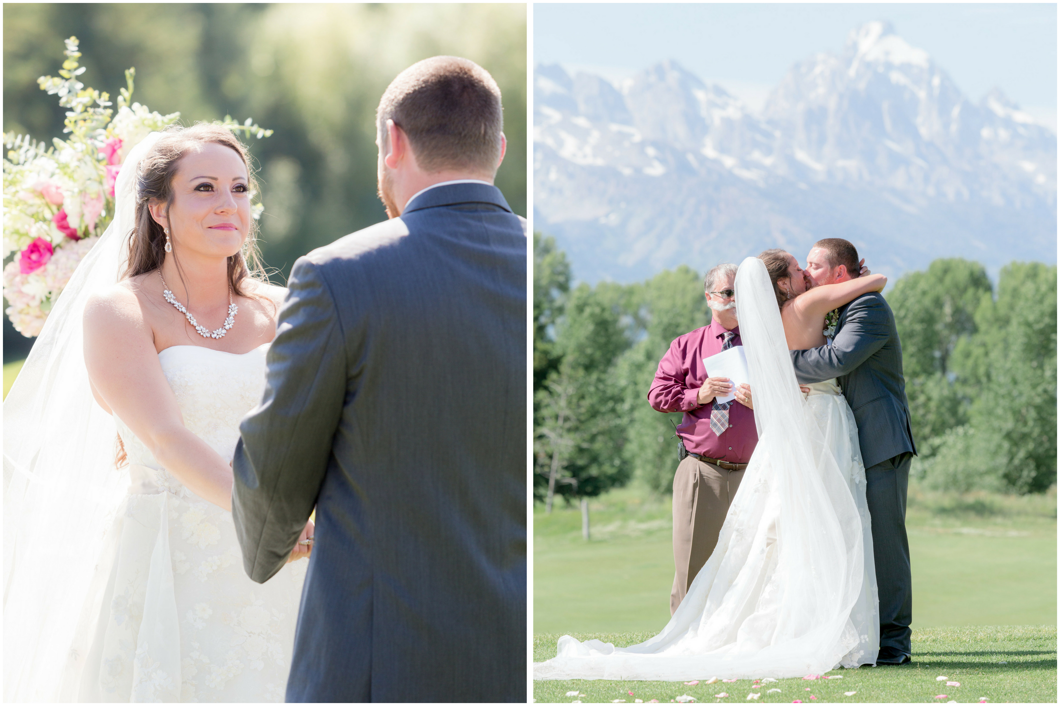 First kiss in the Tetons