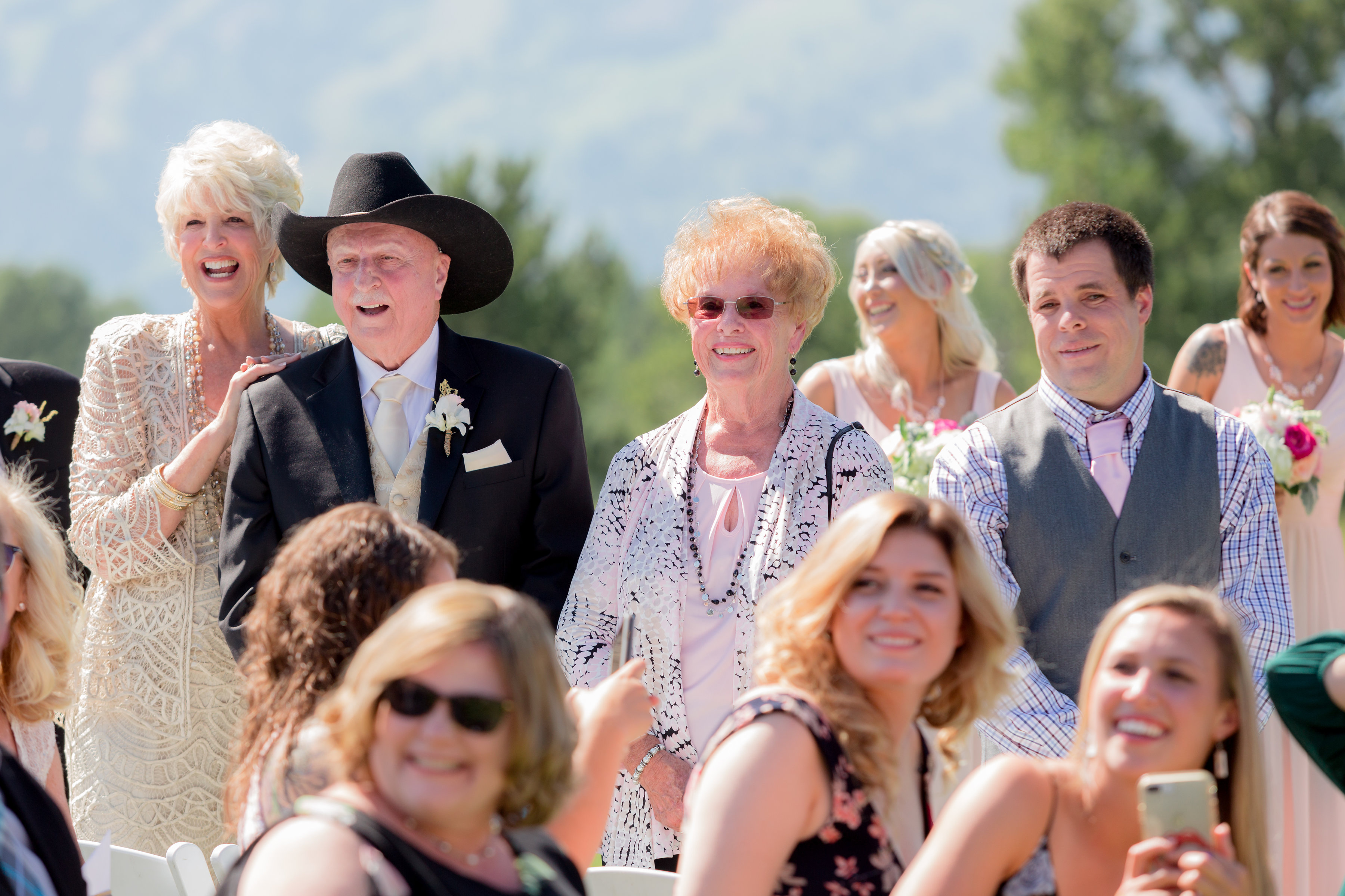 Wyoming wedding guests